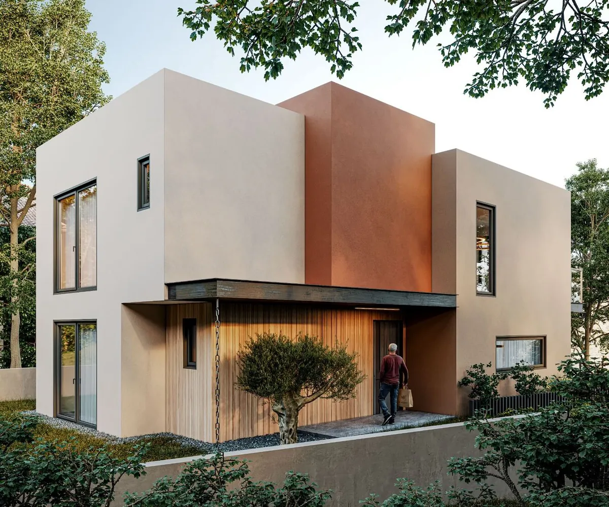 Çavuş 302/15 Evi, Çavuş, Şile – giriş cephesi (3D görselleştirme)