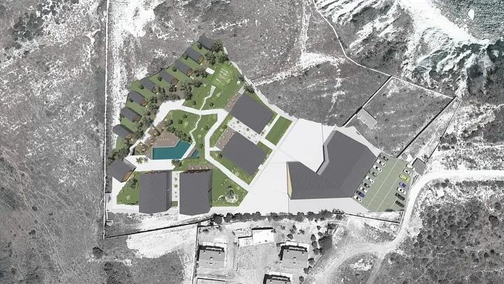 İmrenli Cabins, İmrenli, Şile – vaziyet planı (tasarım diyagramı)