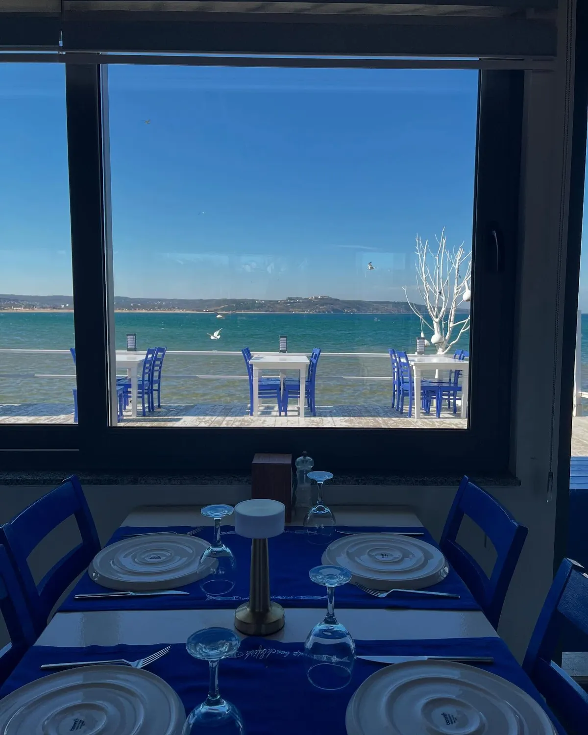VIP Beach Restoran, Şile – pencereden deniz manzarası (fotoğraf)